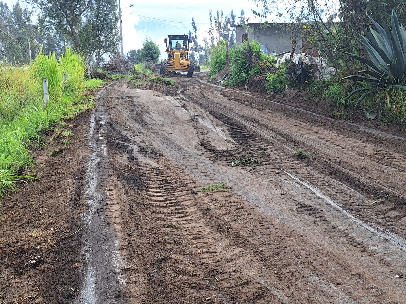  CASERÍO SAN LUIS SE BENEFICIA CON TRABAJOS DE MANTENIMIENTO VIAL